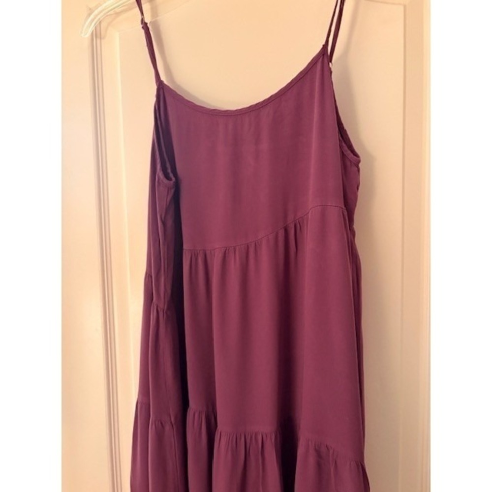 Vintage SZ LG Babydoll Soft Girl Cottagecore Romantic Minimalist Midi Dress - Picture 4 of 6